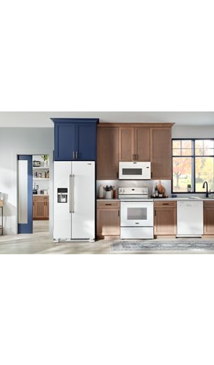 36-inch Wide Side-by-Side Refrigerator - 25 cu ft.