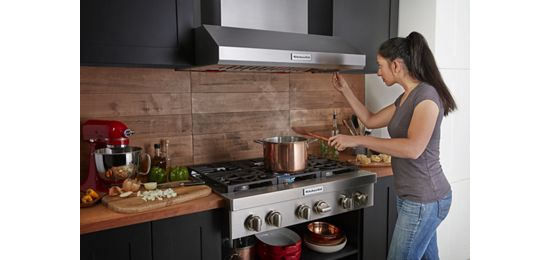 KitchenAid® 36'' 6-Burner Commercial-Style Gas Rangetop