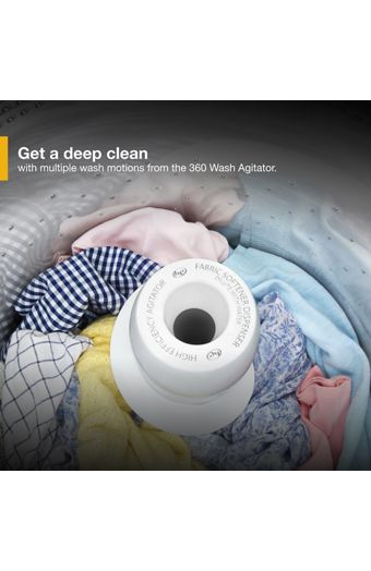 3.8 cu. ft. Top Load Washer with Soaking Cycles, 12 Cycles.