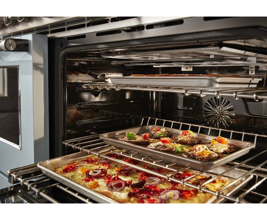 KitchenAid® 48'' Smart Commercial-Style Dual Fuel Range with Griddle