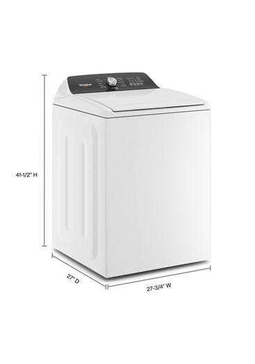4.5 Cu. Ft. Top Load Agitator Washer with Built-In Faucet