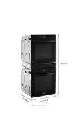 5.8 Cu. Ft. 24 Inch Double Wall Oven with Convection