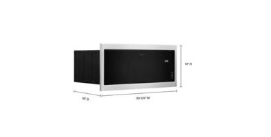 1.1 cu. ft. Built-In Microwave with Slim Trim Kit - 14