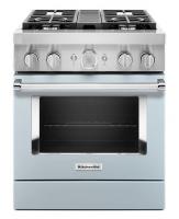 KitchenAid® 30'' Smart Commercial-Style Dual Fuel Range with 4 Burners