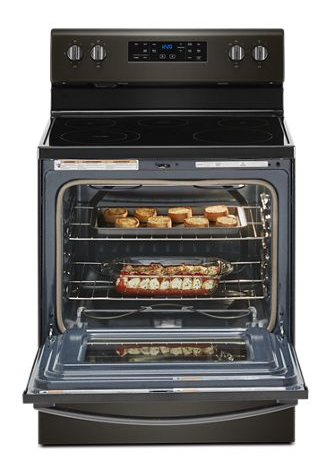 5.3 cu. ft. Whirlpool® electric range with Frozen Bake™ technology.