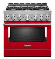 KitchenAid® 36'' Smart Commercial-Style Gas Range with 6 Burners