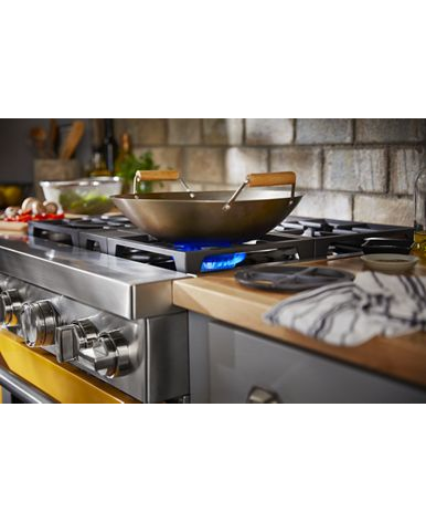 KitchenAid® 30'' Smart Commercial-Style Dual Fuel Range with 4 Burners