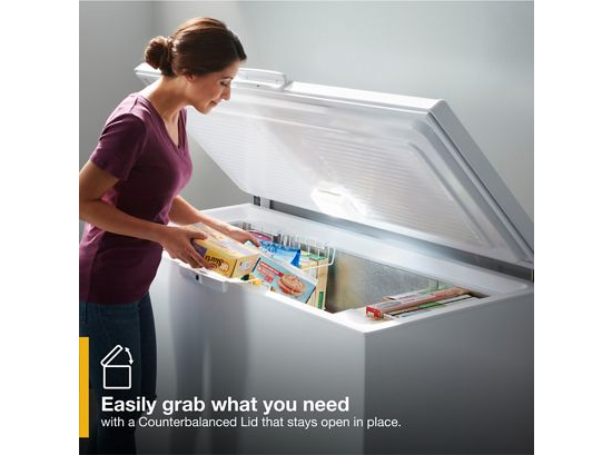 16 Cu. Ft. Convertible Chest Freezer with 3 Storage Levels