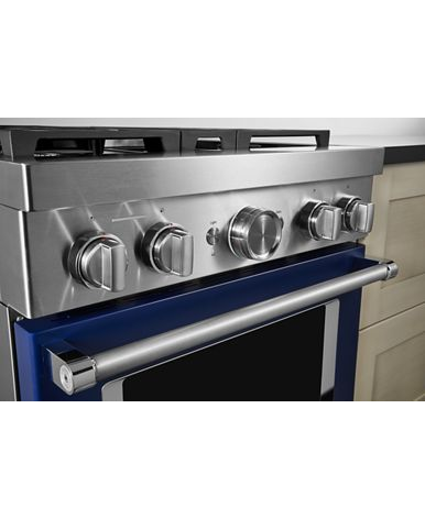 KitchenAid® 30'' Smart Commercial-Style Dual Fuel Range with 4 Burners