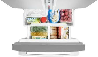 30-inch Wide Contemporary Handle French Door Refrigerator - 20 cu. ft.