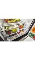 26.8 cu. ft. 36-Inch Width Standard Depth French Door Refrigerator with Exterior Ice and Water and PrintShield™ finish