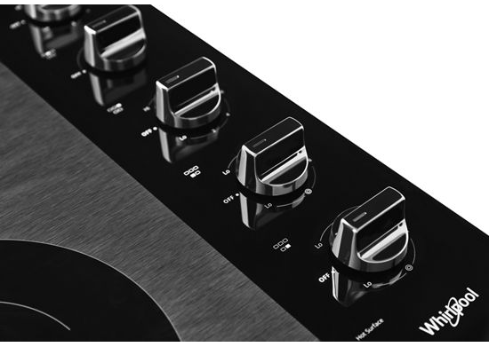 30-inch Electric Ceramic Glass Cooktop with Two Dual Radiant Elements