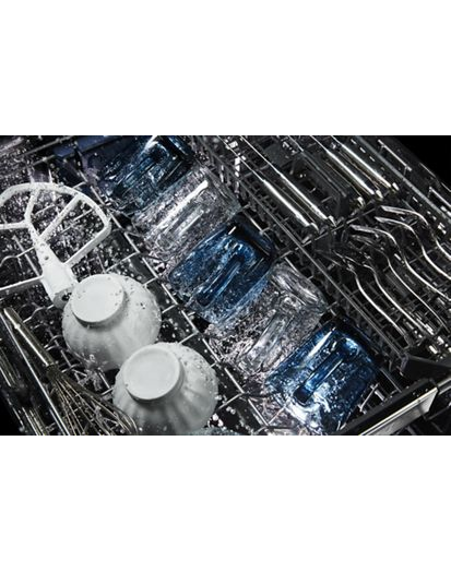 Top control dishwasher with Third Level Rack and Dual Power Filtration.