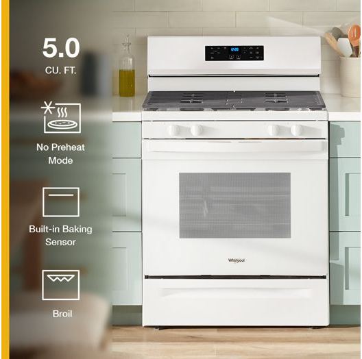 30-inch Self Clean Gas Range with No Preheat Mode