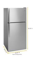 30-inch Wide Top Freezer Refrigerator - 18 cu. ft.