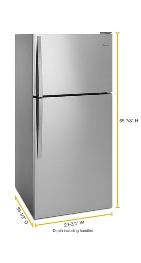 30-inch Wide Top Freezer Refrigerator - 18 cu. ft.