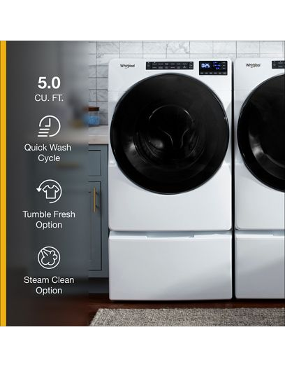 5.0 Cu. Ft. Front Load Washer with Quick Wash Cycle