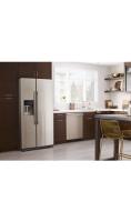 36-inch Wide Contemporary Handle Counter Depth Side-by-Side Refrigerator - 21 cu. ft.