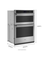 30-inch Wall Oven Microwave Combo with Air Fry and Basket - 6.4 cu. ft.