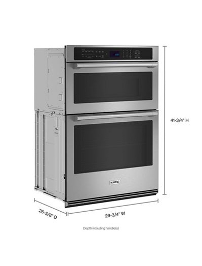 30-inch Wall Oven Microwave Combo with Air Fry and Basket - 6.4 cu. ft.