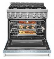 KitchenAid® 36'' Smart Commercial-Style Gas Range with 6 Burners