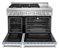  KitchenAid® 48'' Smart Commercial-Style Gas Range with Griddle