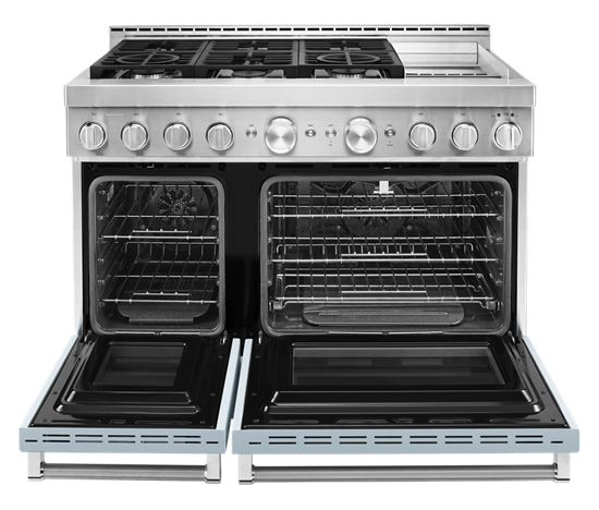  KitchenAid® 48'' Smart Commercial-Style Gas Range with Griddle