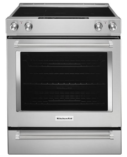 30-Inch 5-Element Electric Convection Slide-In Range with Baking Drawer