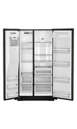 19.9 cu ft. Counter-Depth Side-by-Side Refrigerator with Exterior Ice and Water and PrintShield™ finish