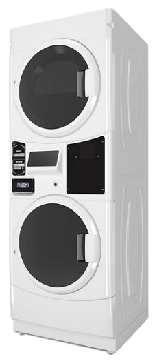 Commercial Electric Stack Washer/Dryer, Card Reader Ready or Non-Vend