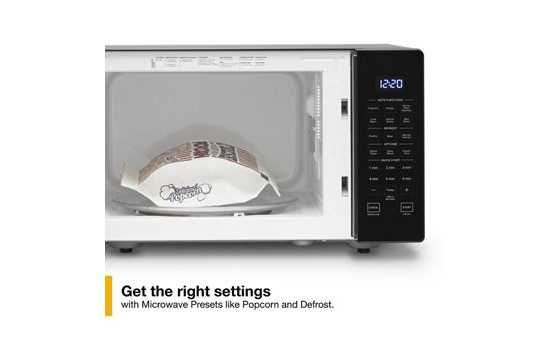 0.9 Cu. Ft. Capacity Countertop Microwave with 900 Watt Cooking Power