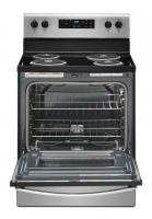 4.8 cu. ft. Electric Range with Keep Warm setting.