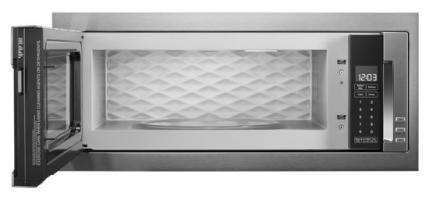 1000 Watt Built-In Low Profile Microwave with Slim Trim Kit