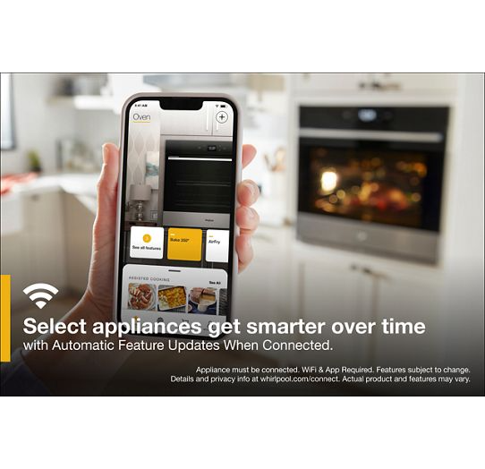 5.0 Cu. Ft. Single Wall Oven with Air Fry When Connected