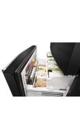 26.8 cu. ft. 36-Inch Width Standard Depth French Door Refrigerator with Exterior Ice and Water and PrintShield™ finish