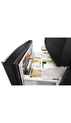 26.8 cu. ft. 36-Inch Width Standard Depth French Door Refrigerator with Exterior Ice and Water and PrintShield™ finish