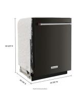 44dBA Dishwasher with FreeFlex™ Third Rack and LED Interior Lighting.