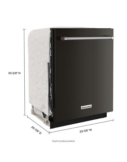 44dBA Dishwasher with FreeFlex™ Third Rack and LED Interior Lighting.