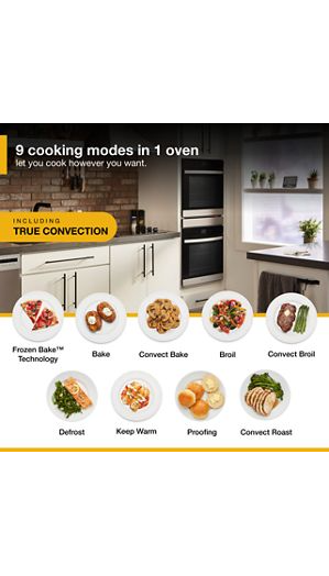 5.8 Cu. Ft. 24 Inch Double Wall Oven with Convection