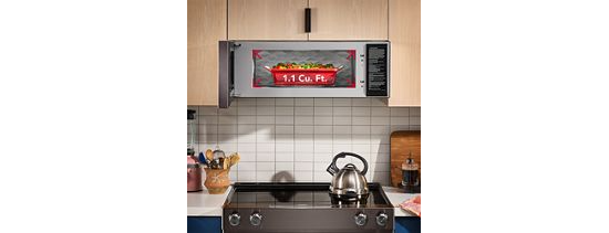 Smart Low Profile Microwave Hood Combination with Dual Fan Ventilation