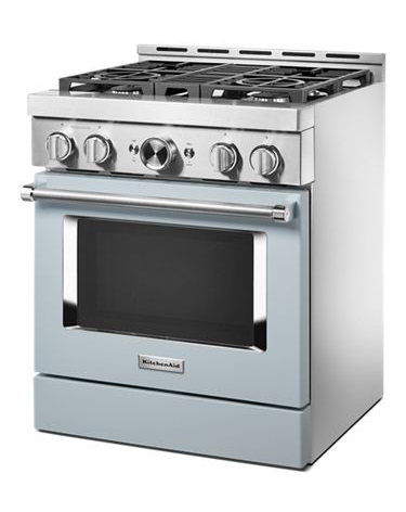 KitchenAid® 30'' Smart Commercial-Style Gas Range with 4 Burners