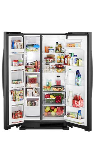 33-inch Wide Side-by-Side Refrigerator - 22 cu. ft.