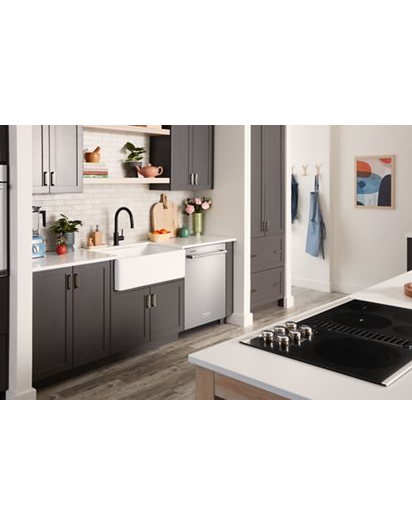 Third Level Jet Rack Dishwasher in PrintShield™ Finish, 41 dBA