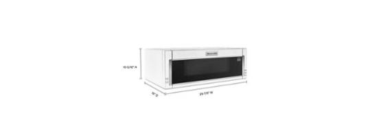 1000-Watt Low Profile Microwave Hood Combination