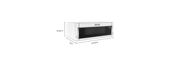 1000-Watt Low Profile Microwave Hood Combination