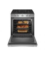 5.8 cu. ft. Smart Slide-in Gas Range with EZ-2-Lift™ Hinged Cast-Iron Grates