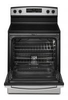 30-inch Amana® Electric Range with Extra-Large Oven Window.