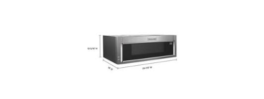 1000-Watt Low Profile Microwave Hood Combination
