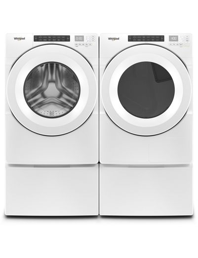 7.4 cu.ft Front Load Heat Pump Dryer with Intiutitive Touch Controls, Advanced Moisture Sensing