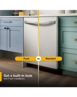 44 dBA ADA Compliant Dishwasher Flush with Cabinets with 3rd Rack